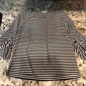 Black &White Stripe Calvin Klein Top